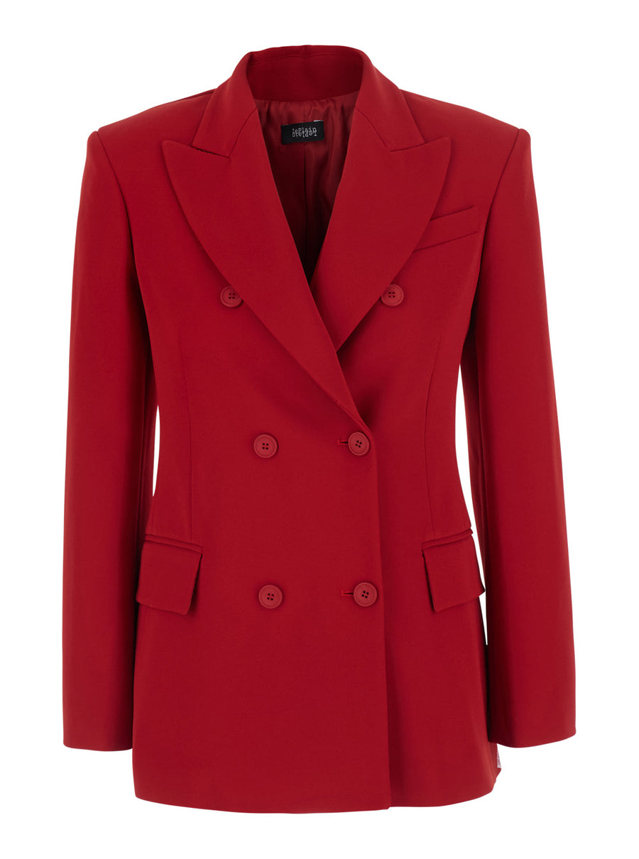 Blazer Red Tech Fabric Blazers