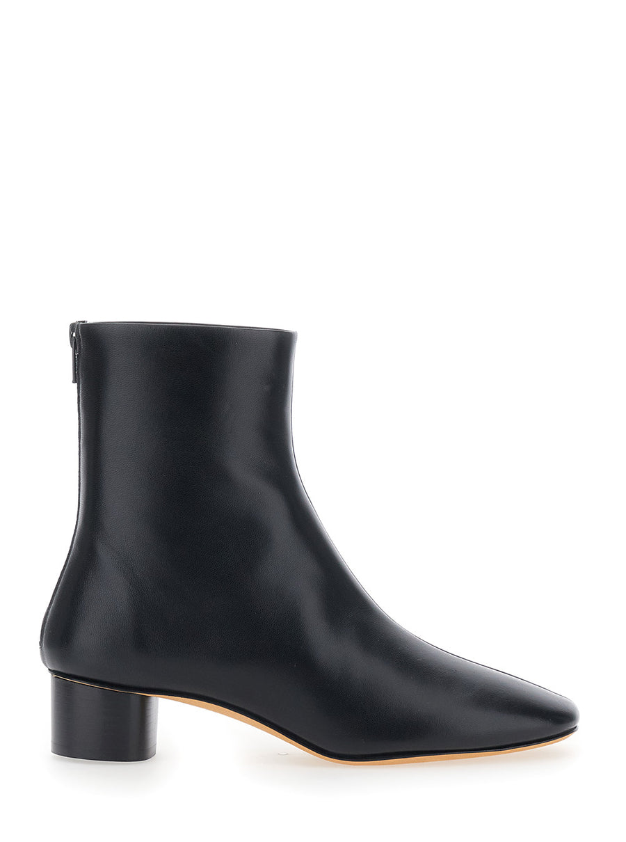 Ankle Boots Carole Black Leather Lamb
