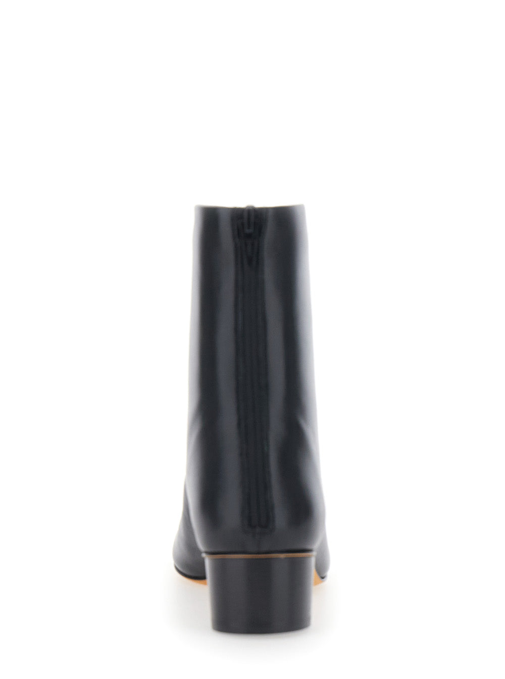 Carole Boots High-Heeled Leather Ankle For Women Black Lamb