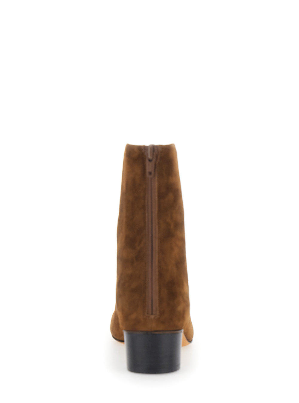 Carole Boots Ankle With Rubber Sole And Leather Brown Woman Goat