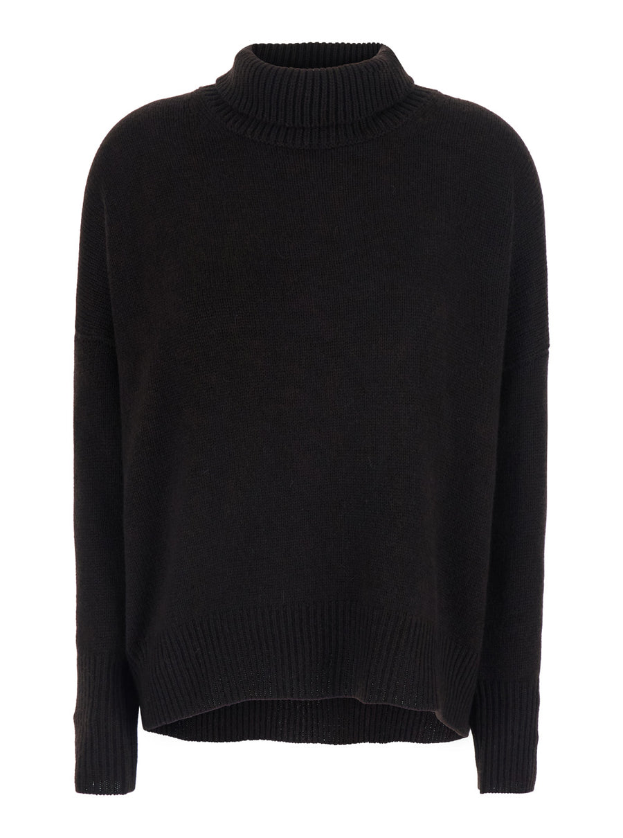 Sweater Heidi Brown Cashmere Knitted Tops