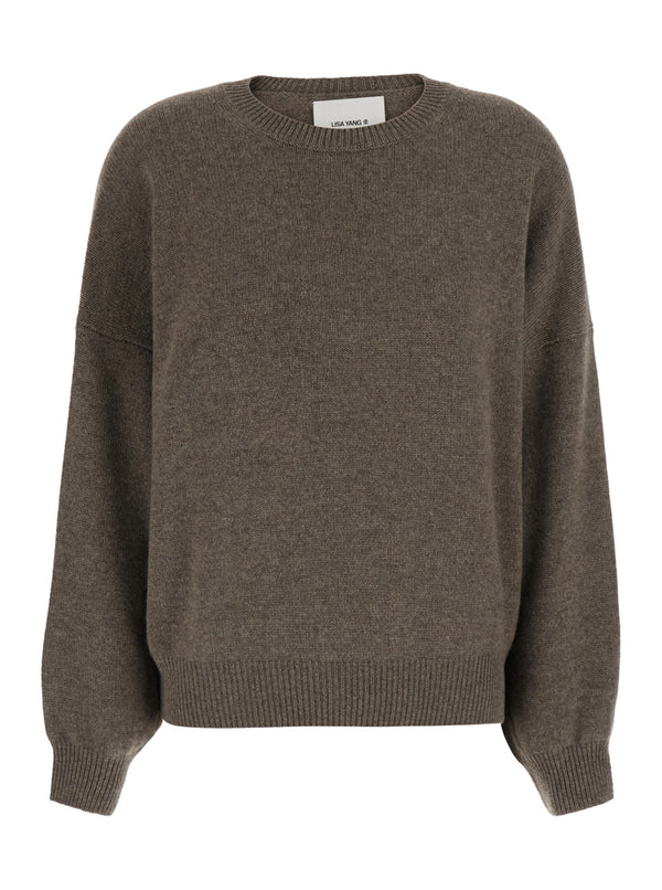 Sweater Veira Beige Cashmere Knitted Tops