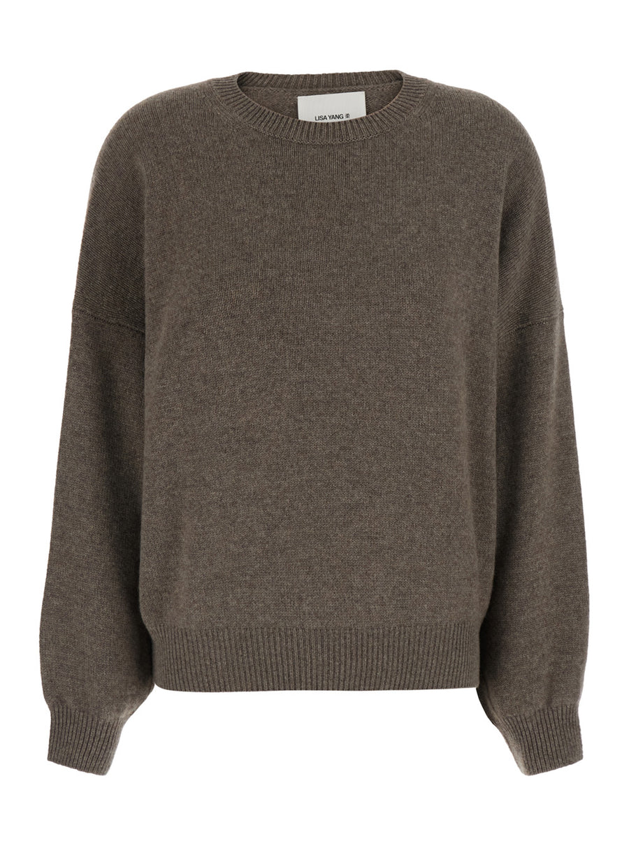 Sweater Veira Beige Cashmere Knitted Tops