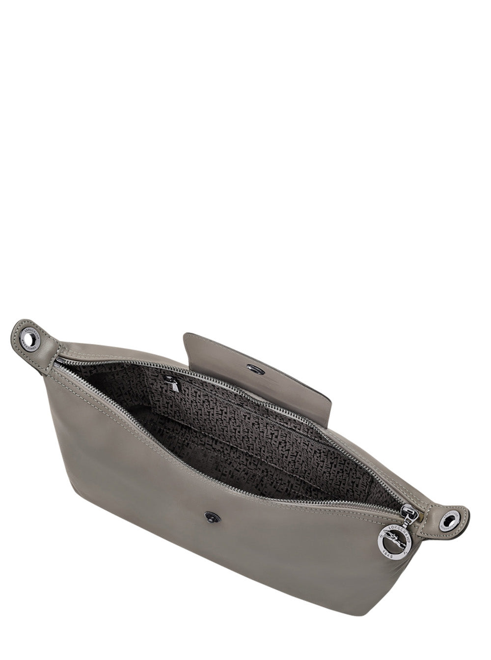 Shoulder Bag Le Pliage Xtra - Sac Porté Épaule M With Gray Leather Details Women Grey