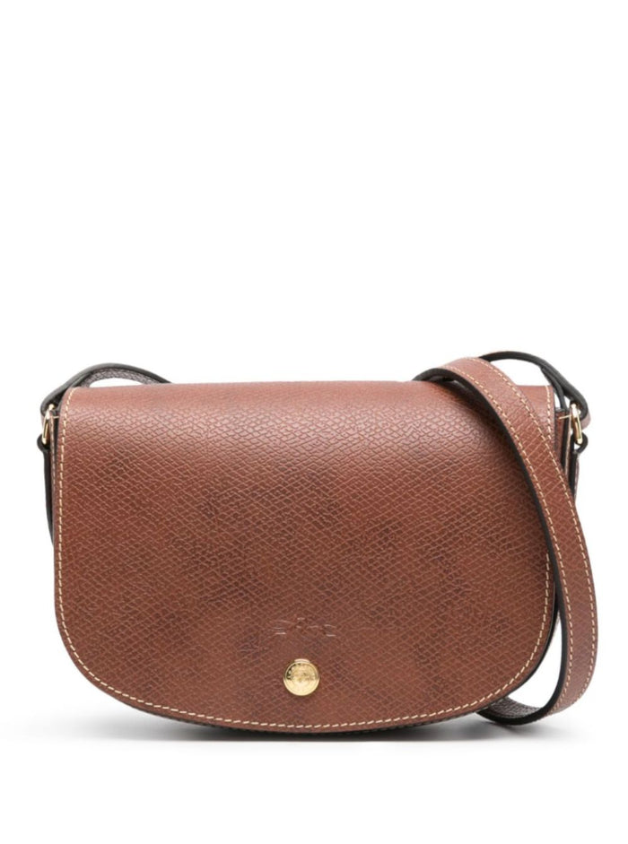 Crossbody Bag Epure With Magnetic Closure Brown Leather For Women Calf