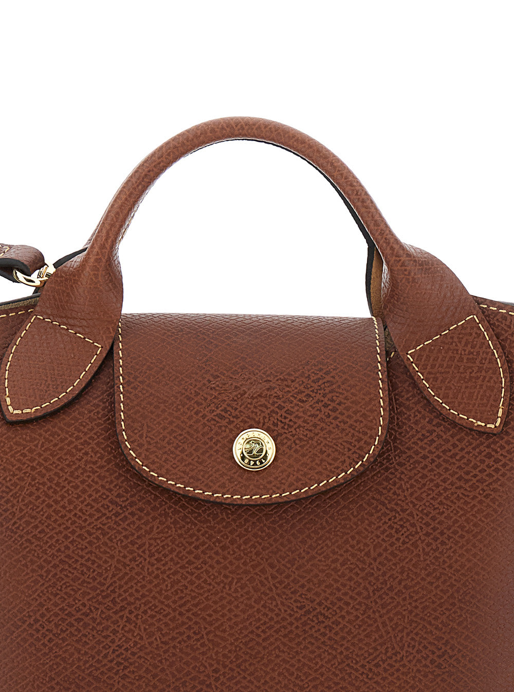 Brown Leather Handbag Calf Hand Bags