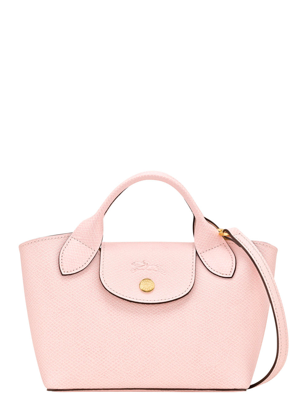 Handbag With Zip Closure Pink Leather For Women Hand Bags