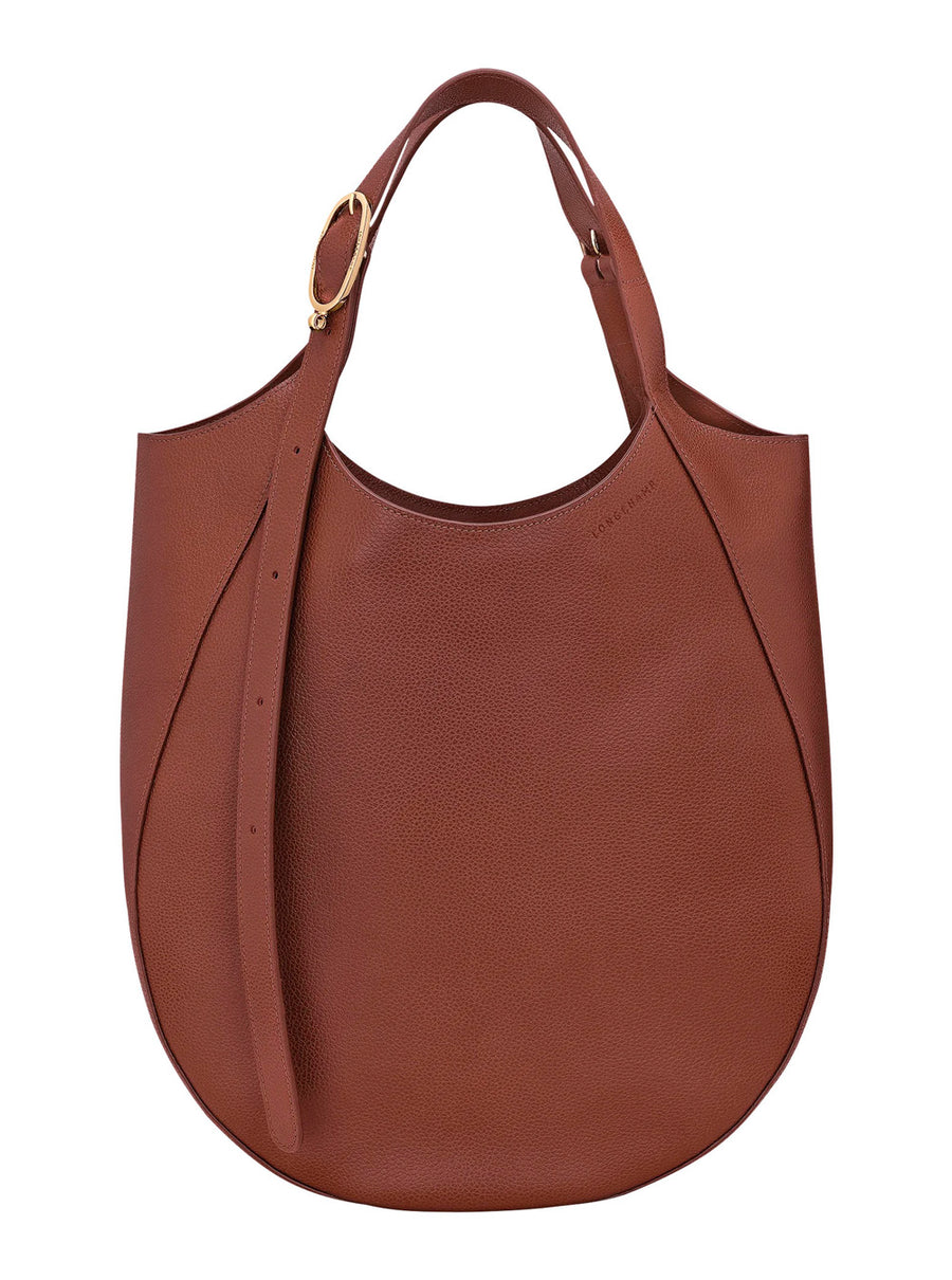 Shoulder Bag Le Foulonné Brown Leather Calf