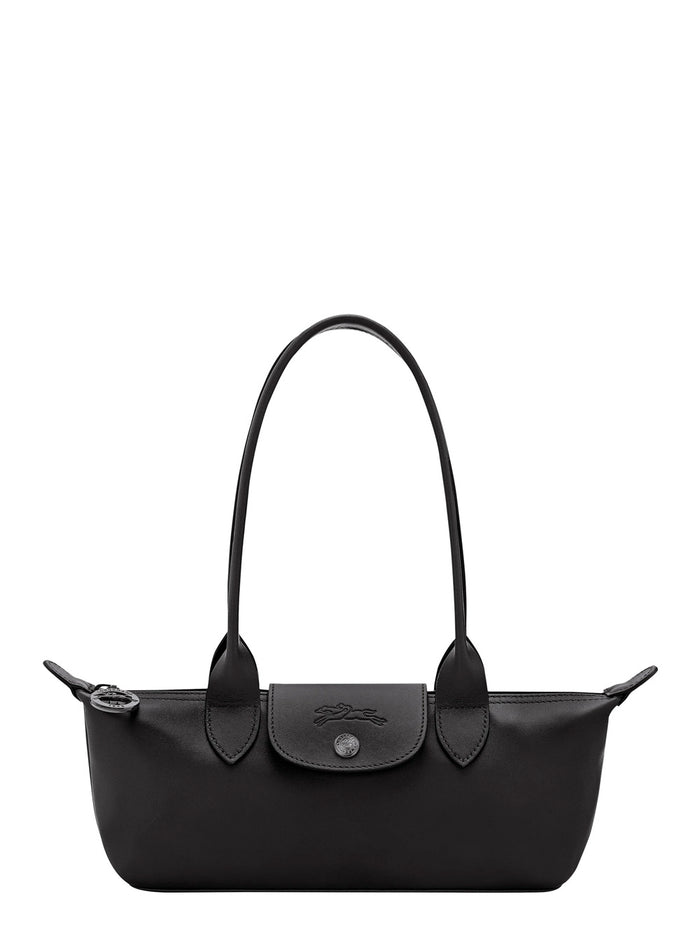 Shoulder Bag Le Pliage Xtra With Leather Handles And Embossed Logo. Black