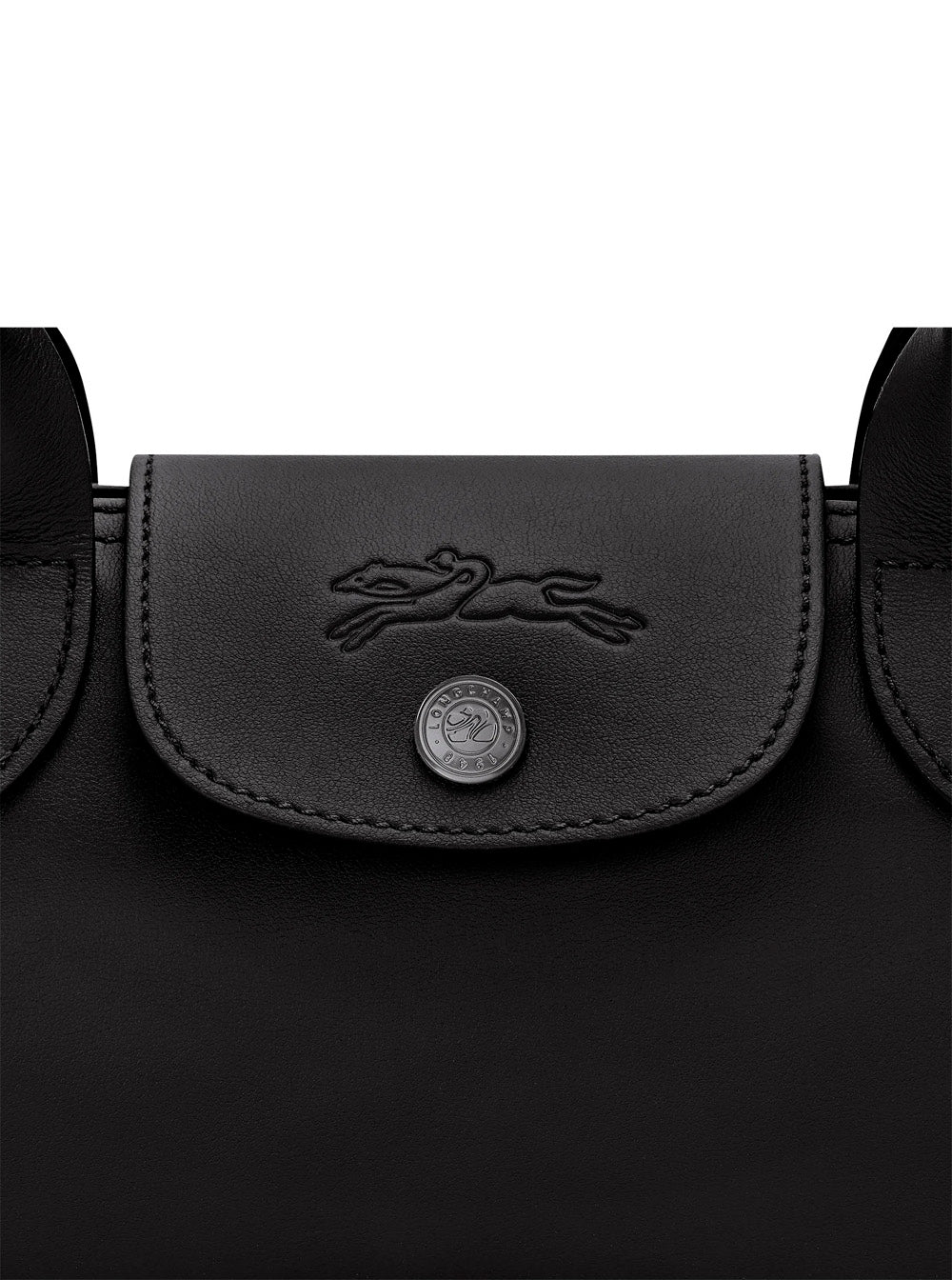 Shoulder Bag Le Pliage Xtra With Leather Handles And Embossed Logo. Black