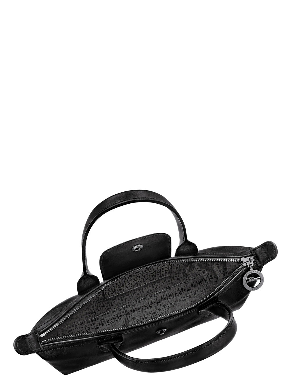 Shoulder Bag Le Pliage Xtra With Leather Handles And Embossed Logo. Black
