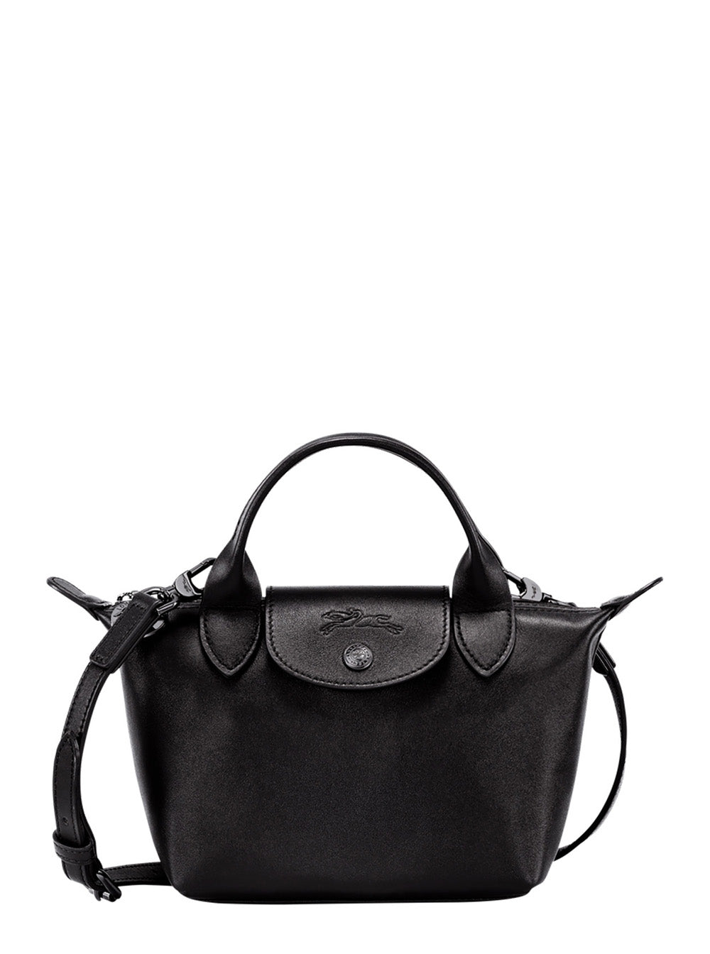 Handbag Le Pliage Xtra With Black Leather Handles For Women Calf Crossbody Bags
