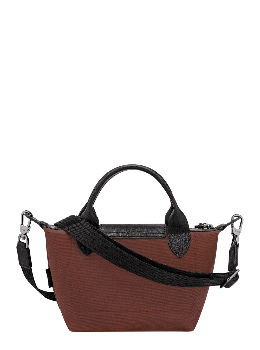 Le Pliage Energy Brown Crossbody Bag With Zip Closure And Embossed Logo On The Front Canvas For Women Polyamide