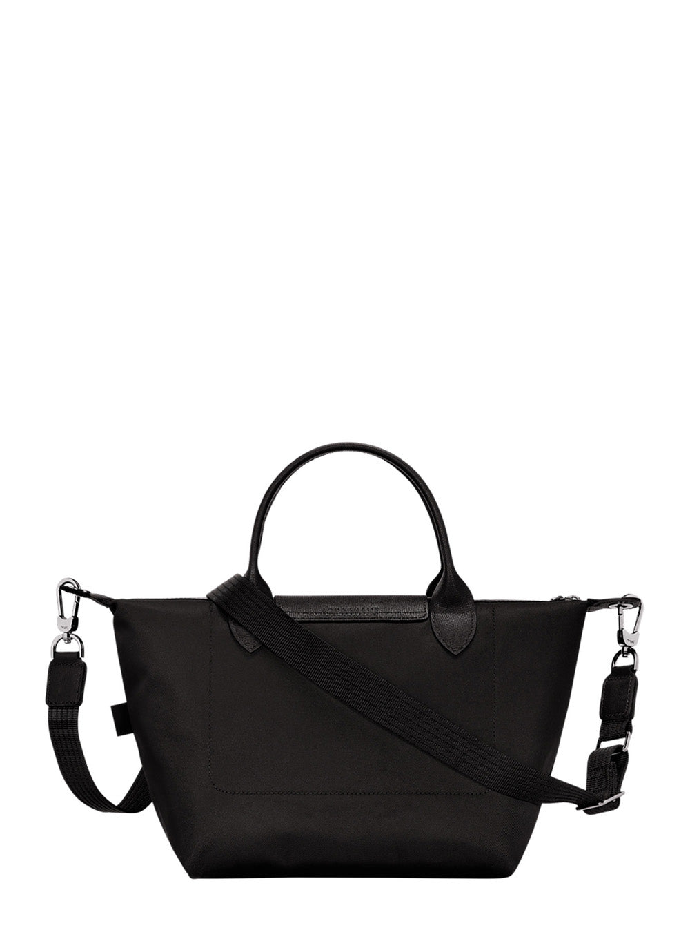 Handbag Le Pliage Energy With Logo Imprinted On The Front And Adjustable Removable Ecoleather Strap For Women Black Polyamide Hand Bags