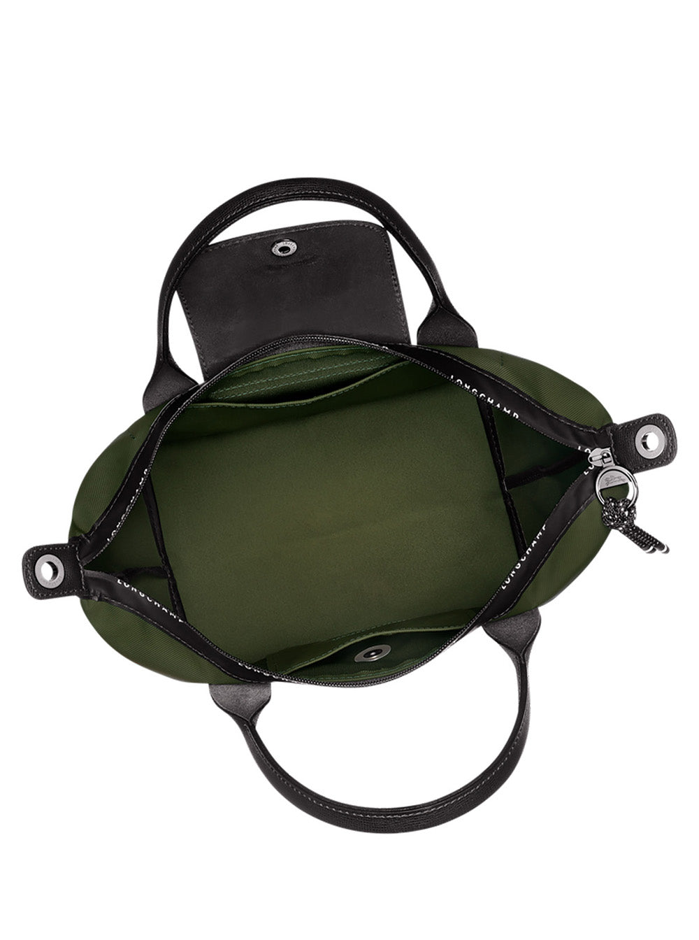 Handbag Le Pliage Energy With Logo Imprinted On The Front And Adjustable Removable Ecoleather Strap Green Women Polyamide Hand Bags