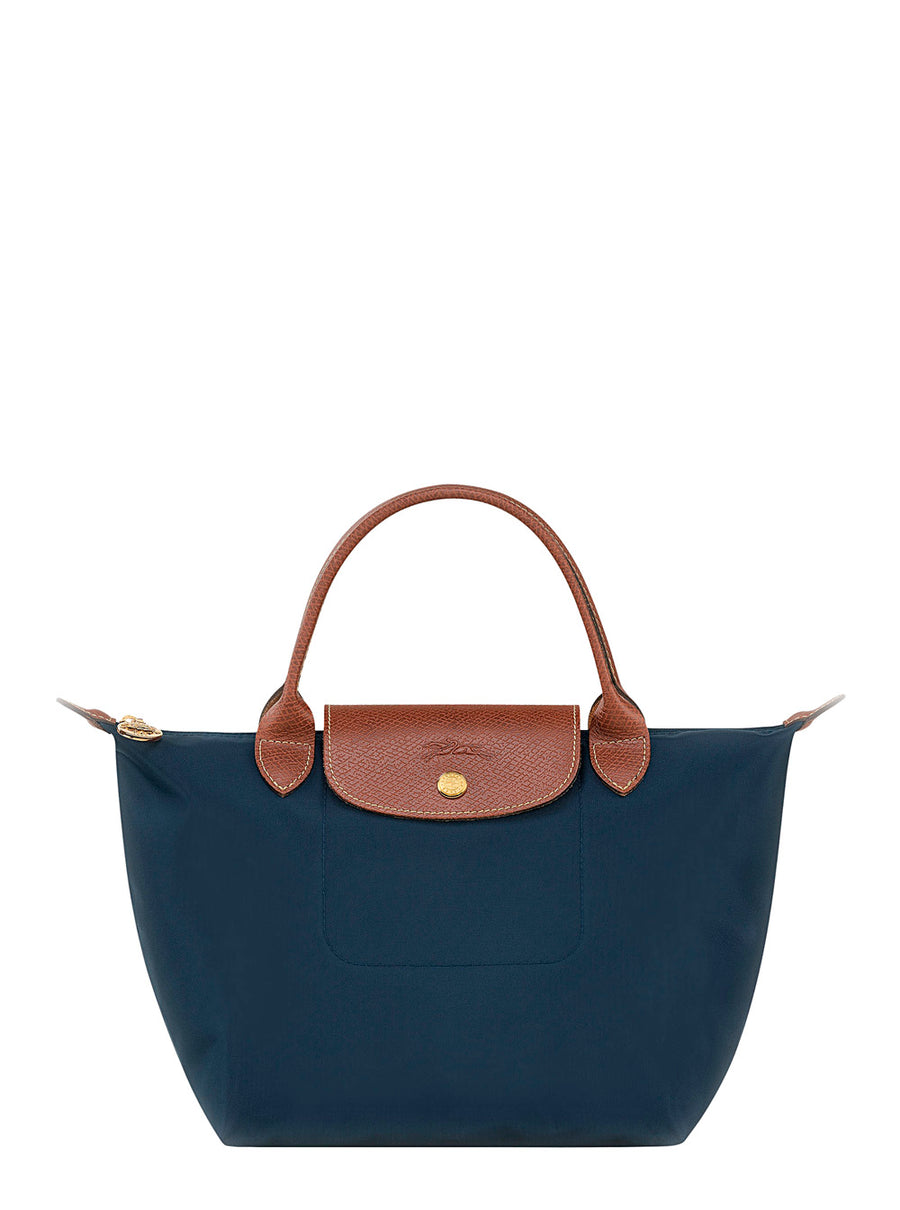 Handbag Le Pliage S Recycled Canvas Blue Polyamide Handbags