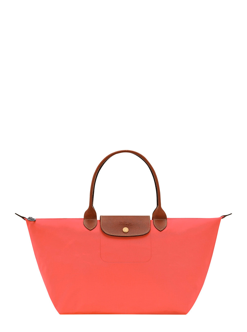 Shoulder Bag Le Pliage Original With Leather Buckle Closure Red