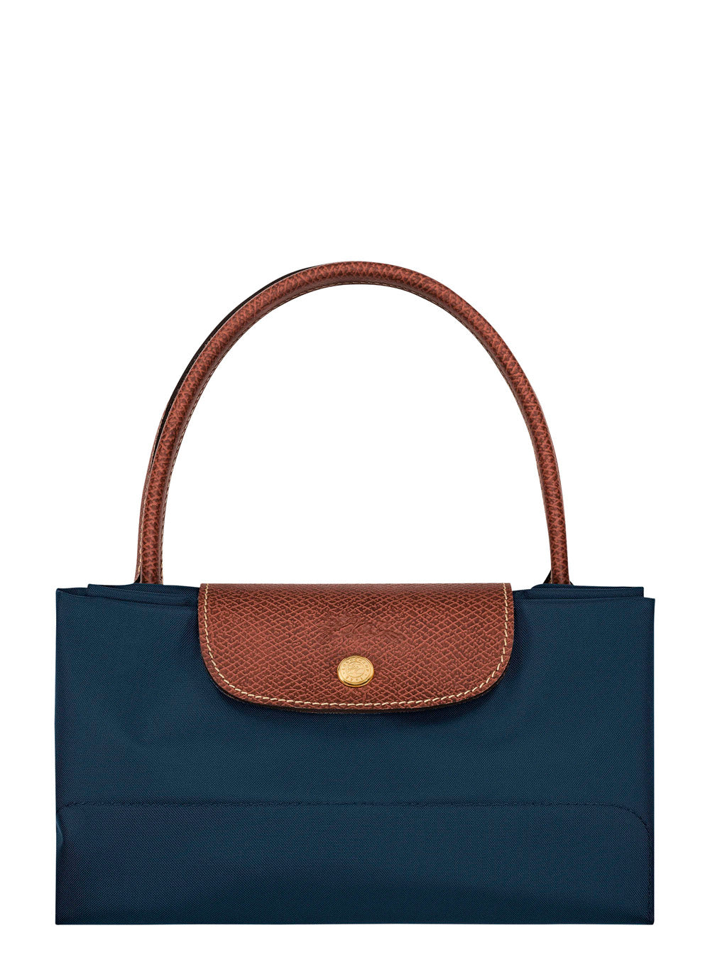 Shoulder Bag With Zip Closure And Leather Handle. Leather. Blue. Women. Blu