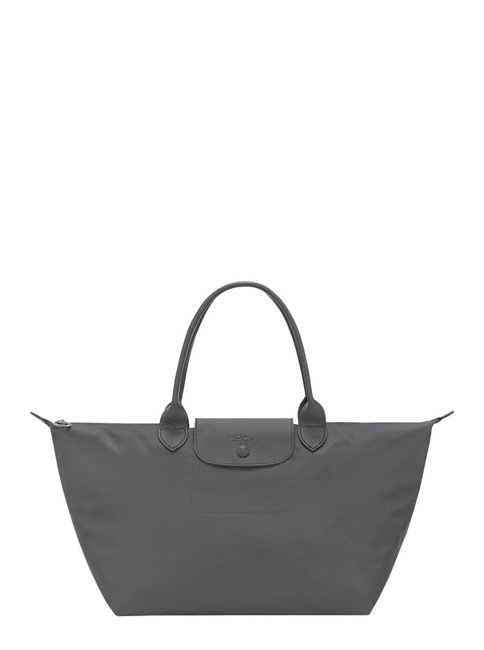 Shoulder Bag Le Pliage One With Gray Leather Handles For Women Grey