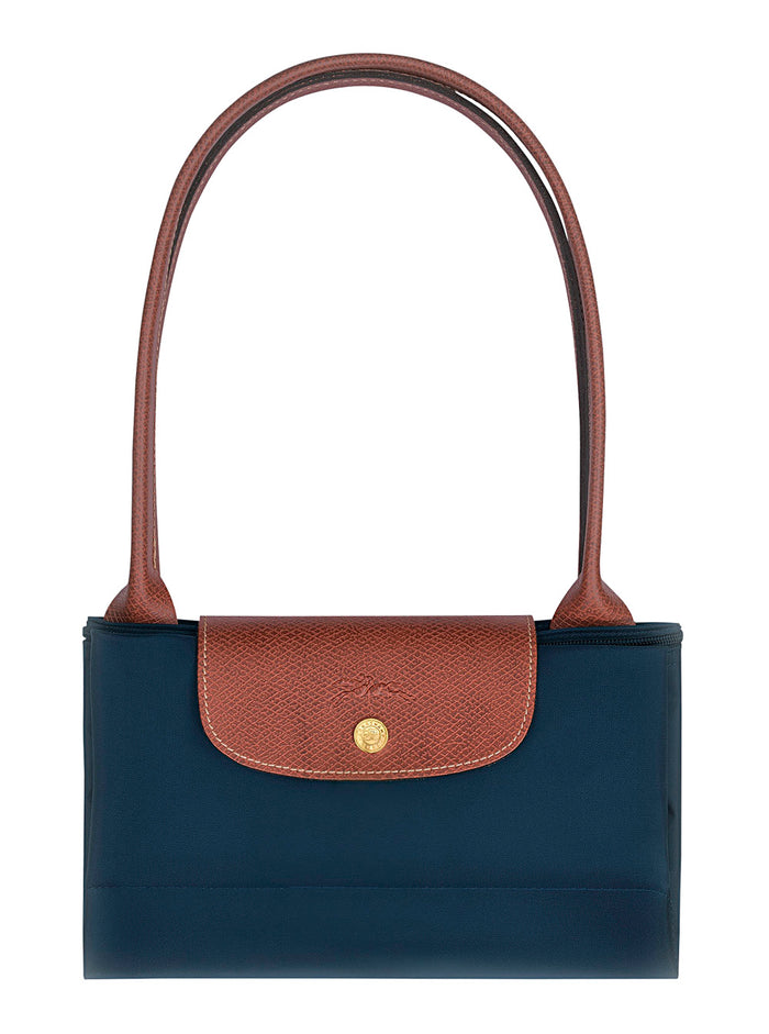 Blue Crossbody Bag Le Pliage Original With Embossed Logo Canvas For Women Blu Nylon Shoulder