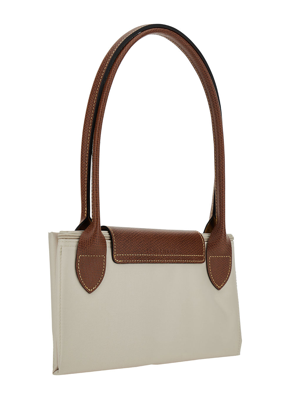 Shoulder Bag Le Pliage Original With Logo Printed Recycled White Canvas For Women Nylon