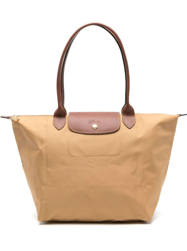 Shoulder Bag Beige Polyamide