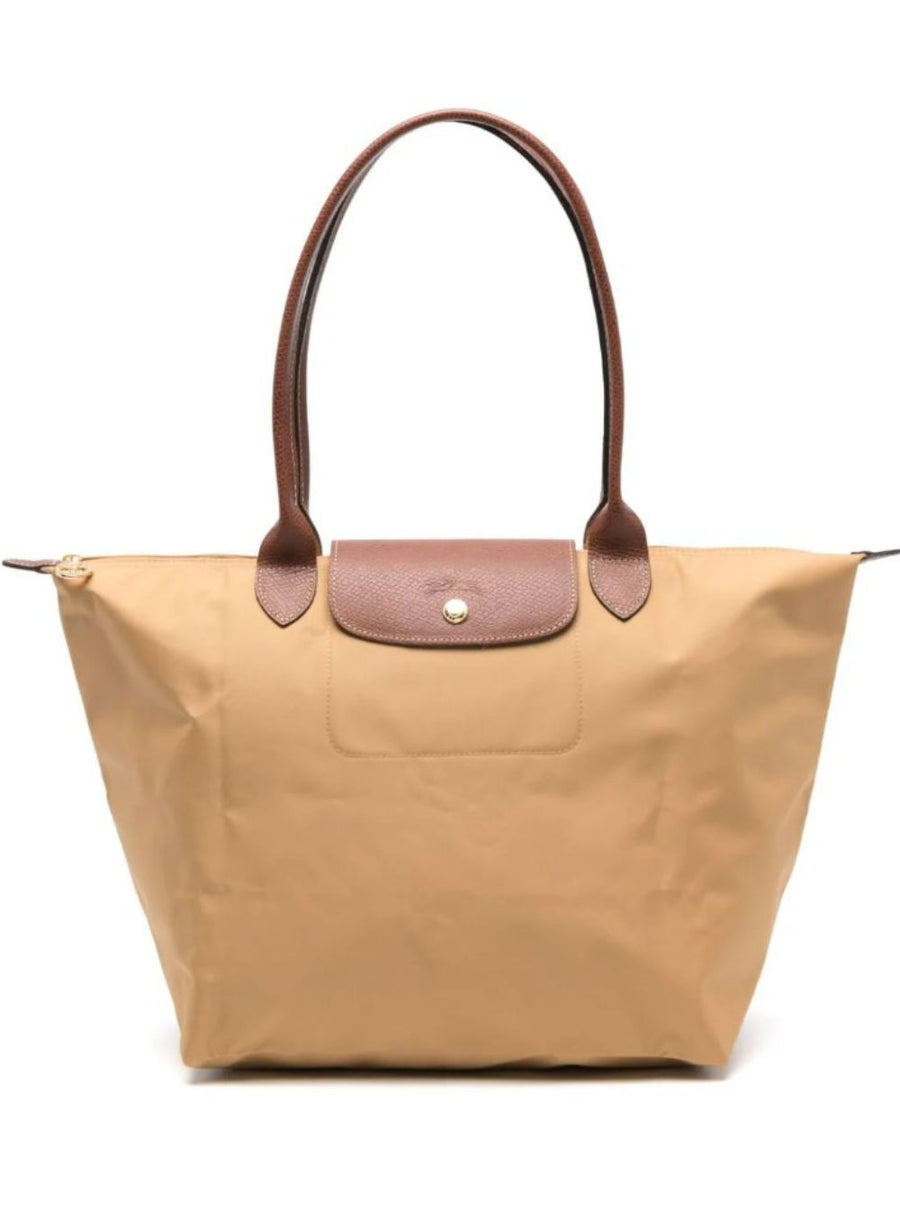 Shoulder Bag Beige Polyamide