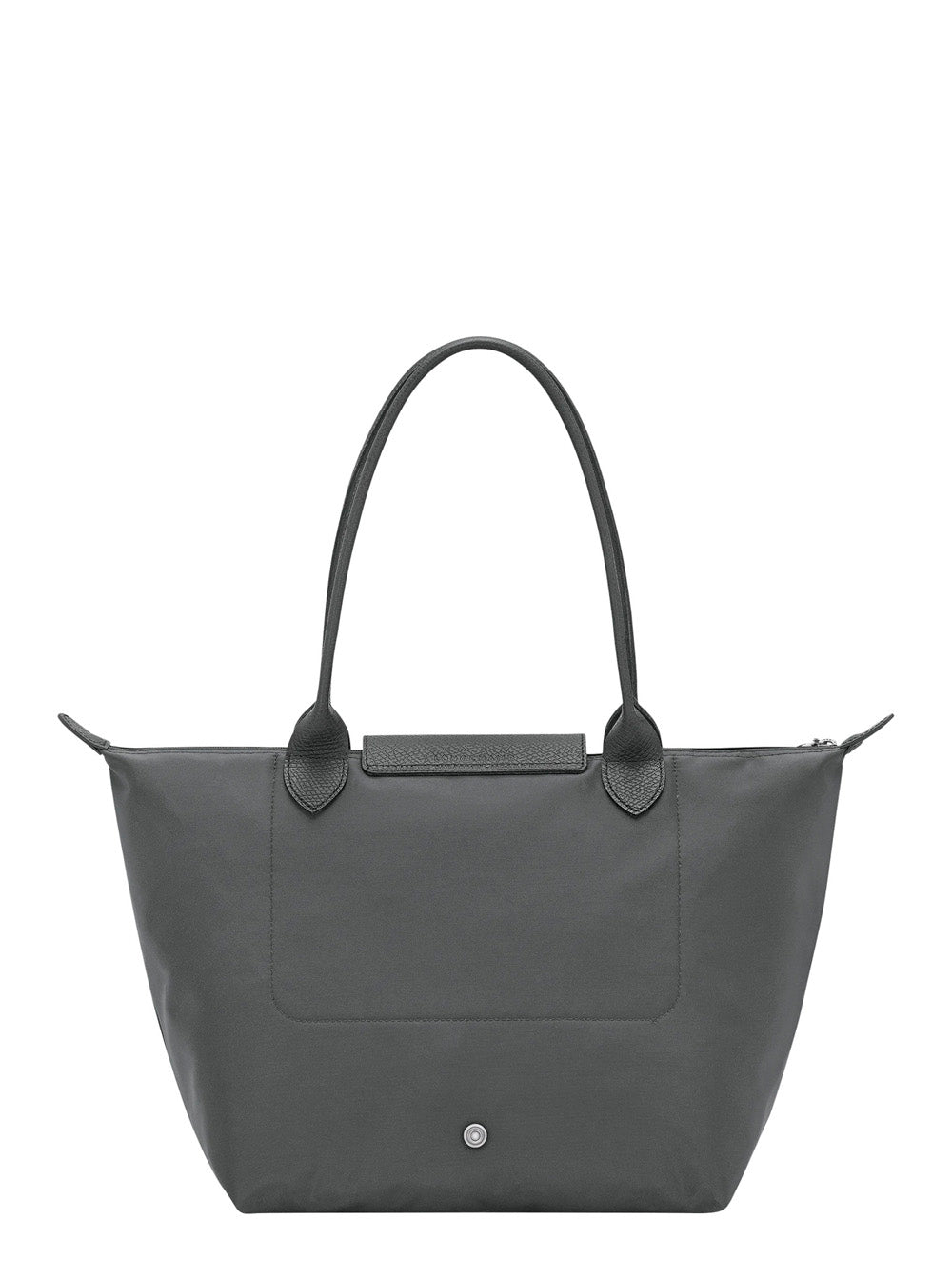 Shoulder Bag With Gray Leather Details Grey