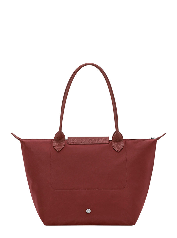 Shoulder Bag With Bordeaux Leather Details For Women