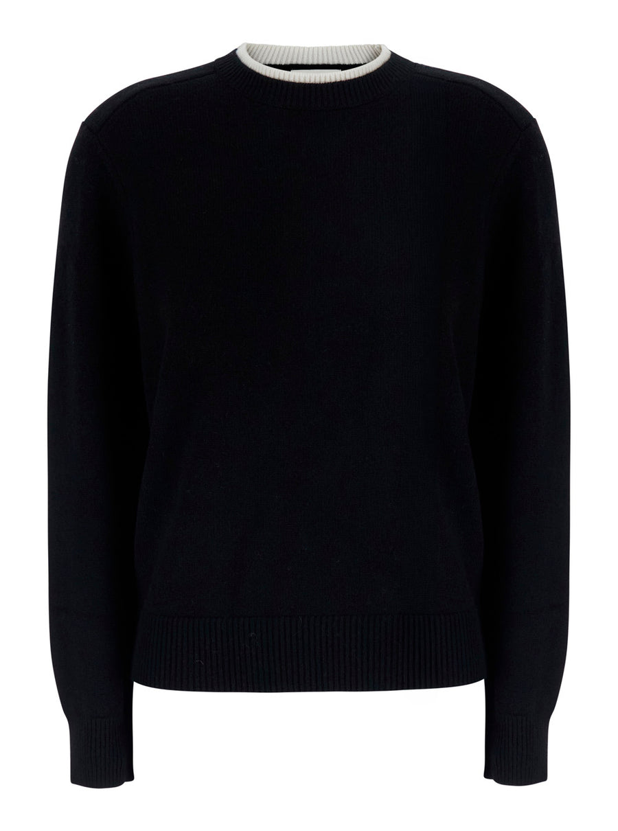 Sweater Otis Black Cashmere Tops