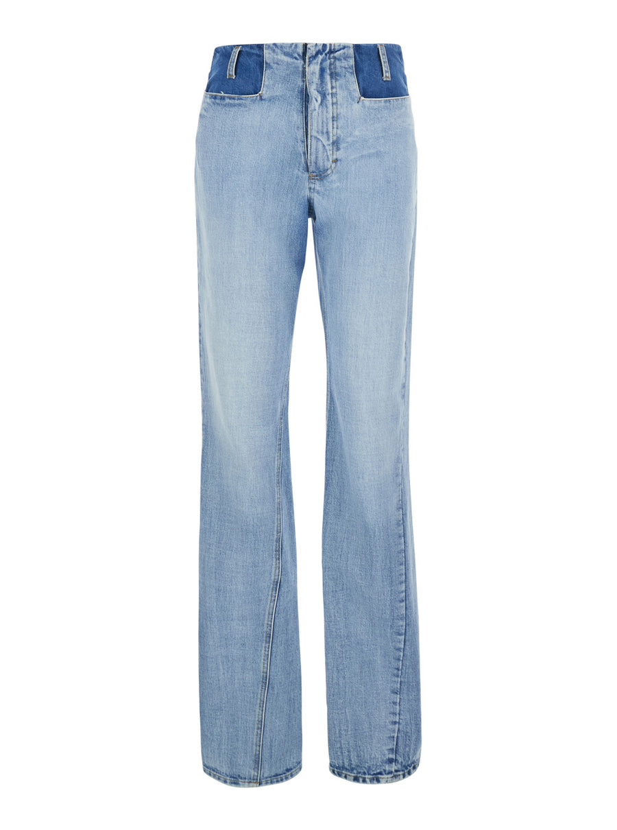 Trousers Blue Cotton Jean
