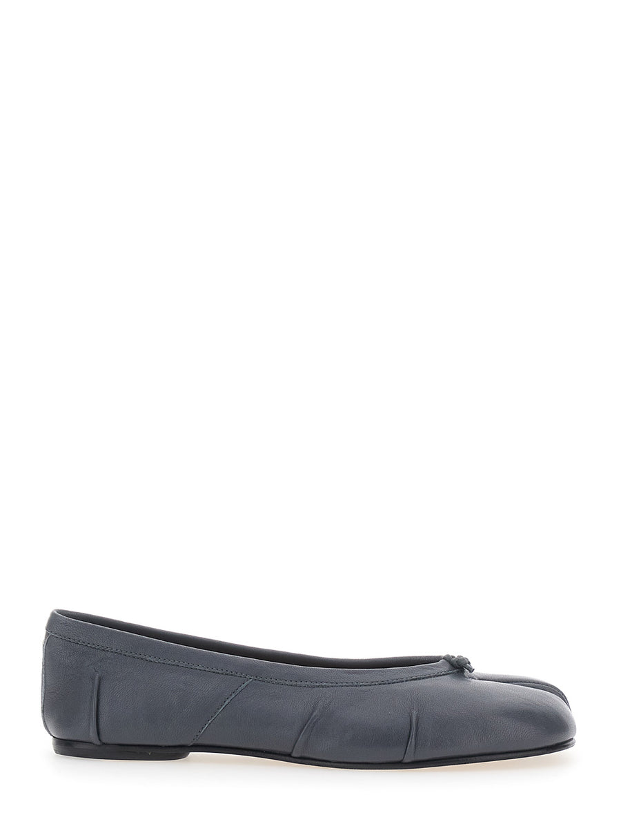 Ballet Shoes Blue Leather Sheep Ballerina