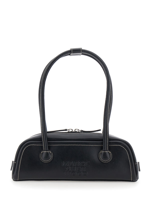 Shoulder Bag Soft Boston Ew Mini Black Leather Cow