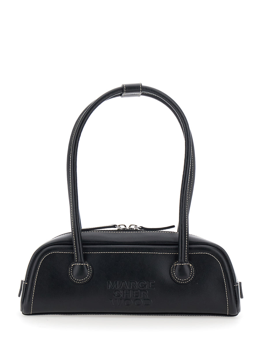 Shoulder Bag Soft Boston Ew Mini Black Leather Cow