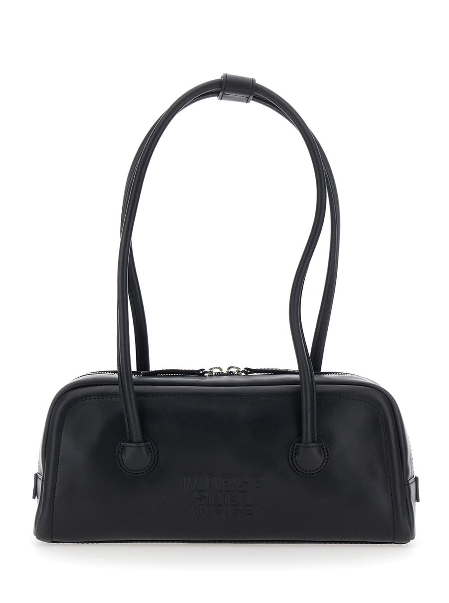 Shoulder Bag Soft Boston Ew Black Leather Cow