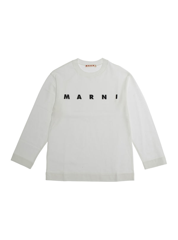 T-Shirt Long Sleeve White Cotton
