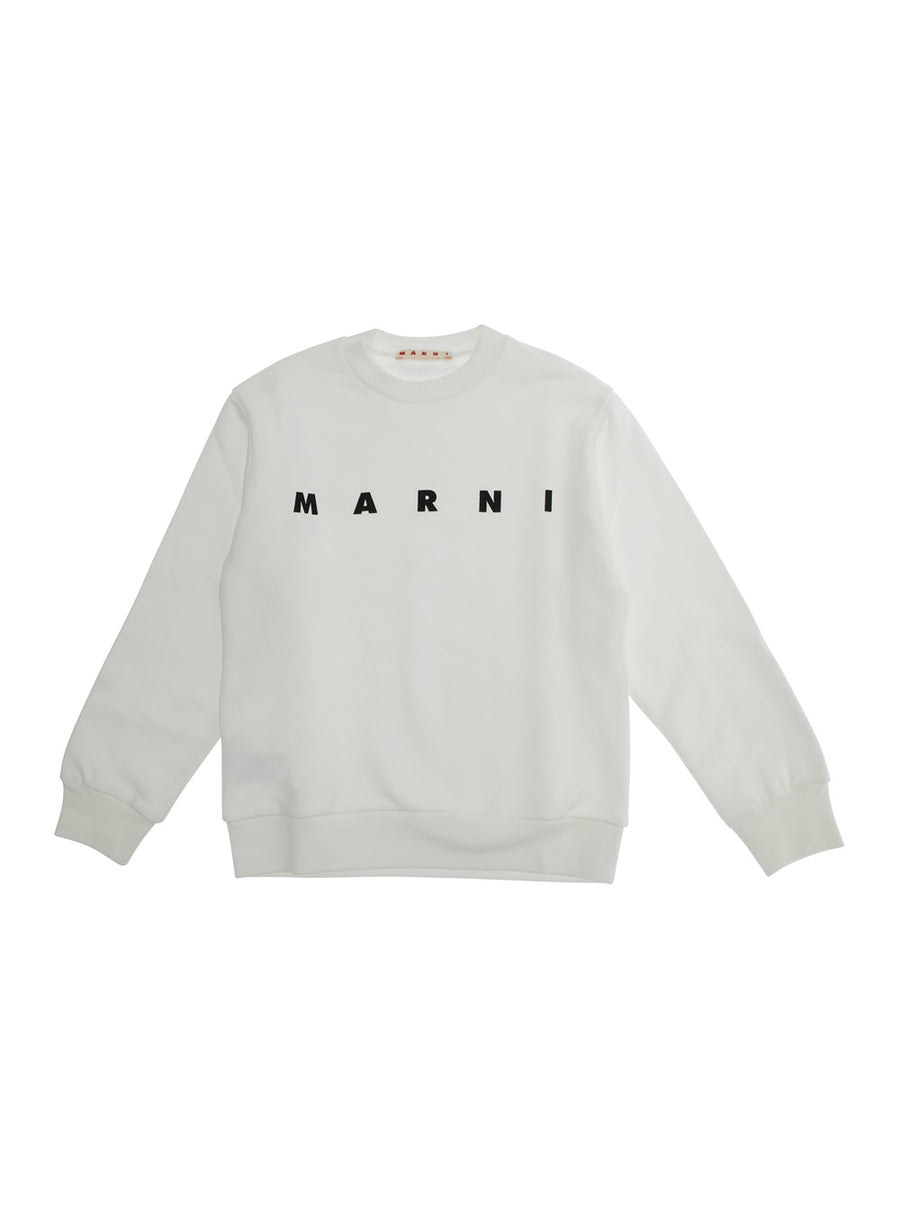 Boys Sweatshirt White Cotton Hoods & Sweatshirts