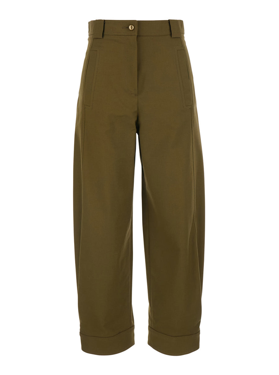 Trousers Adorni Green Cotton
