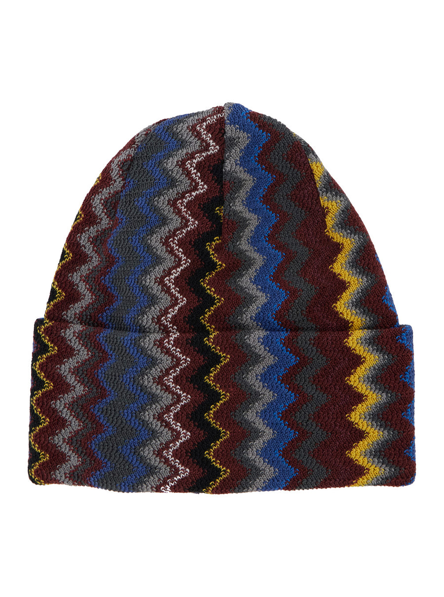 Beanie, Brown Wool Acrylic Hat
