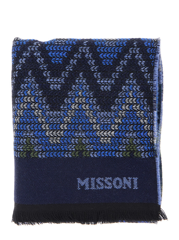 Scarf Wool Blue