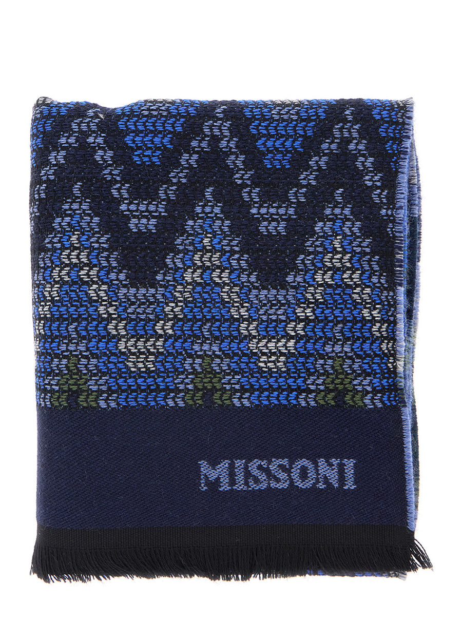 Scarf Wool Blue