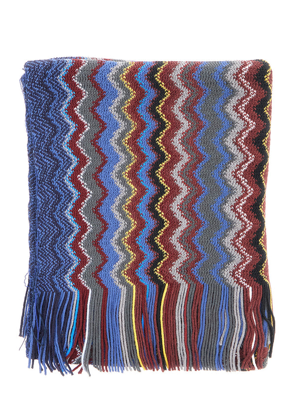 Scarf Tech Fabric Brown Acrylic