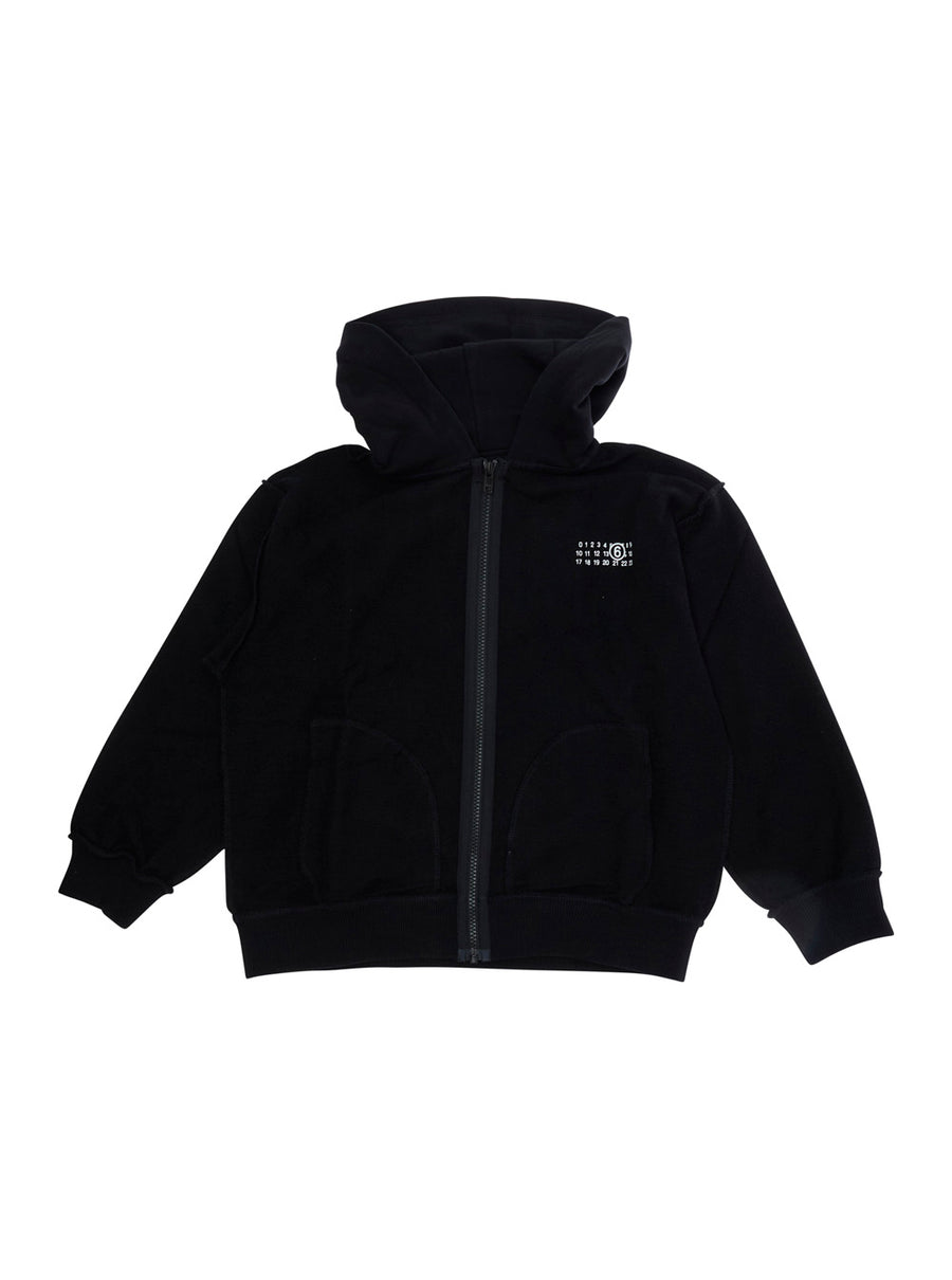 Sweatshirt Boys Black Cotton Hoods & Sweatshirts