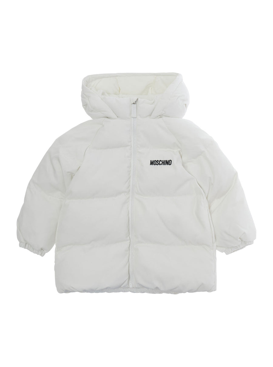 Padded Jacket White Polyester Coat