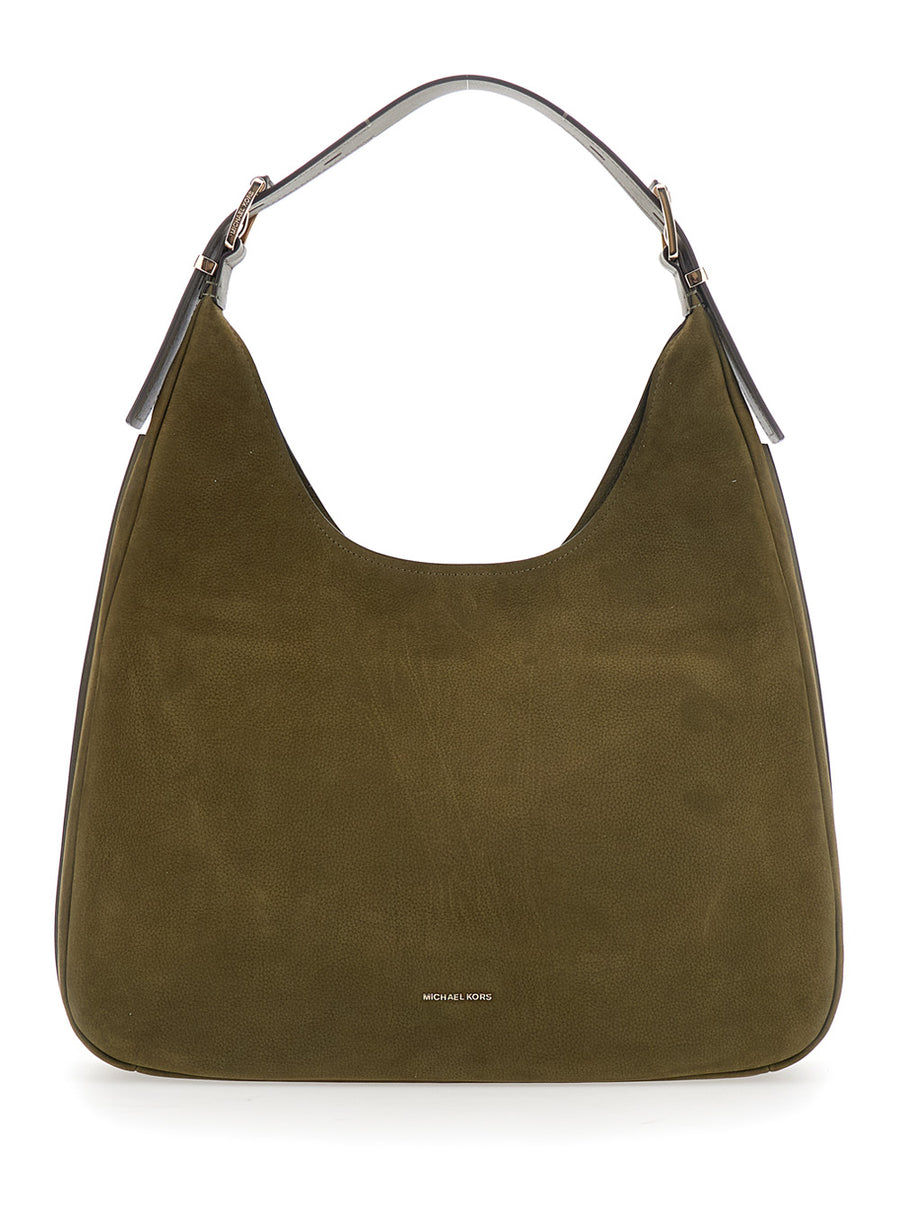 Shoulder Bag Nolita Green Leather Cow