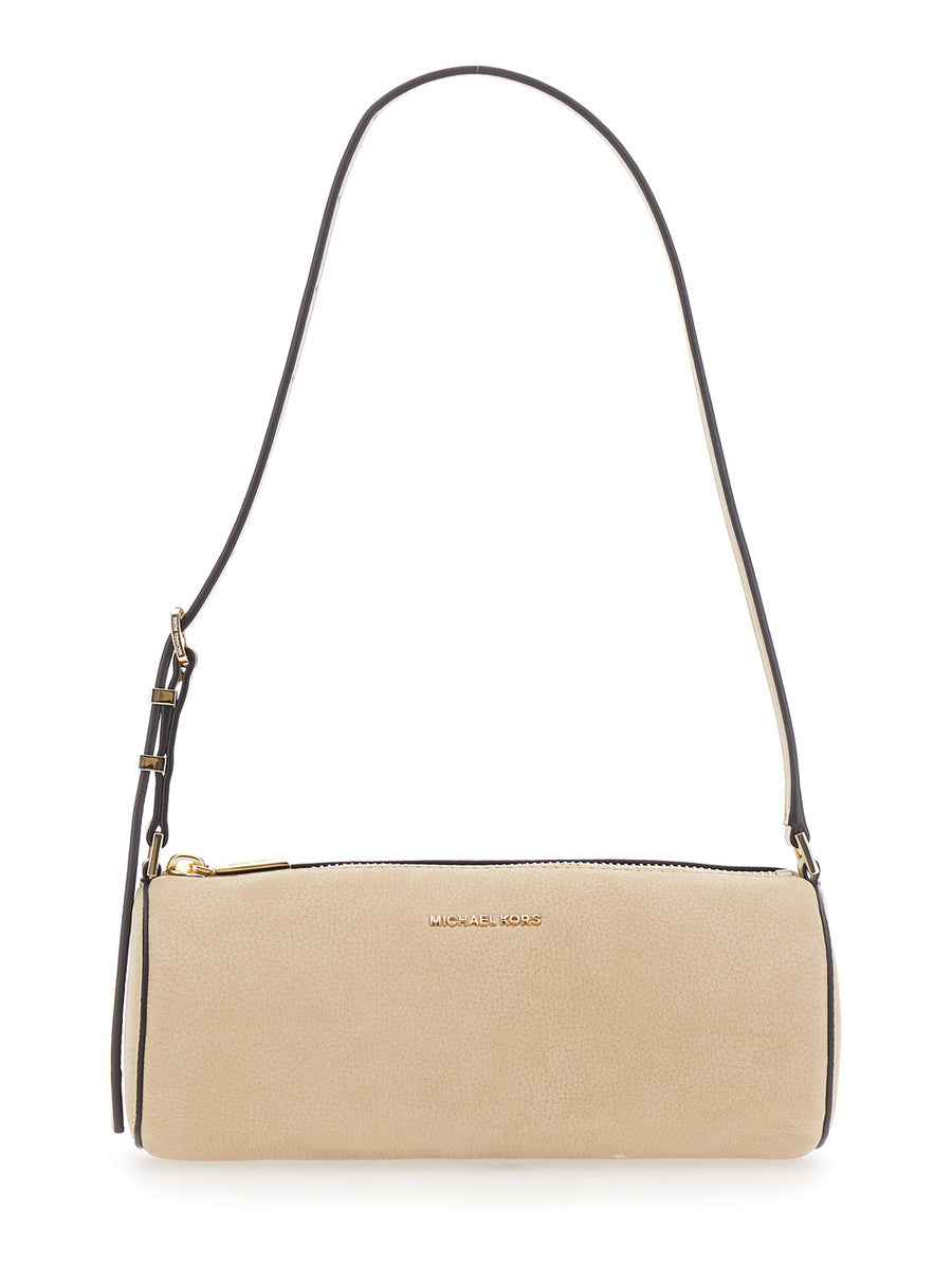 Shoulder Bag Izzy Beige Leather Cow