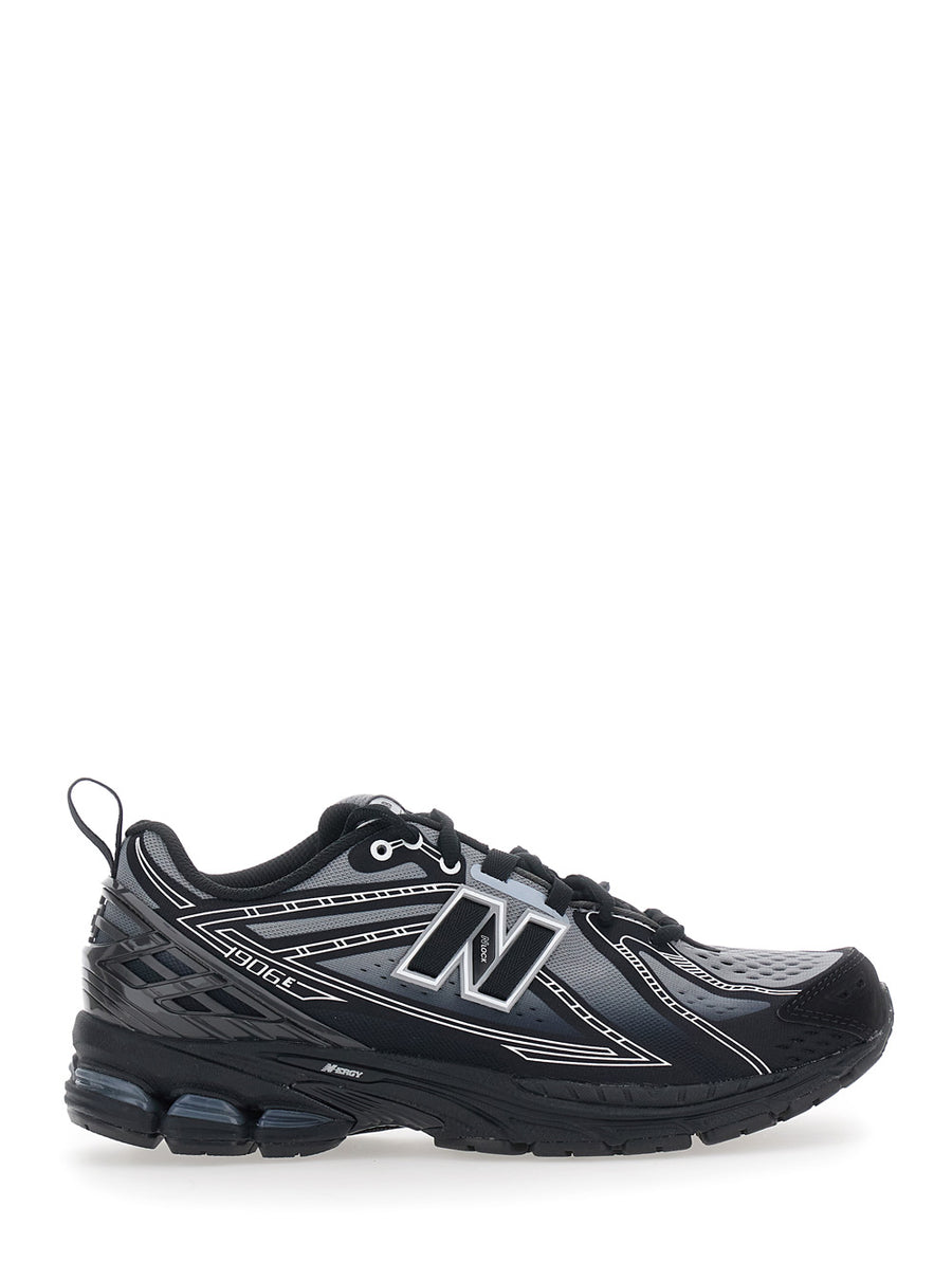 Sneakers 1906e Black Tech Fabric Upper Trainers