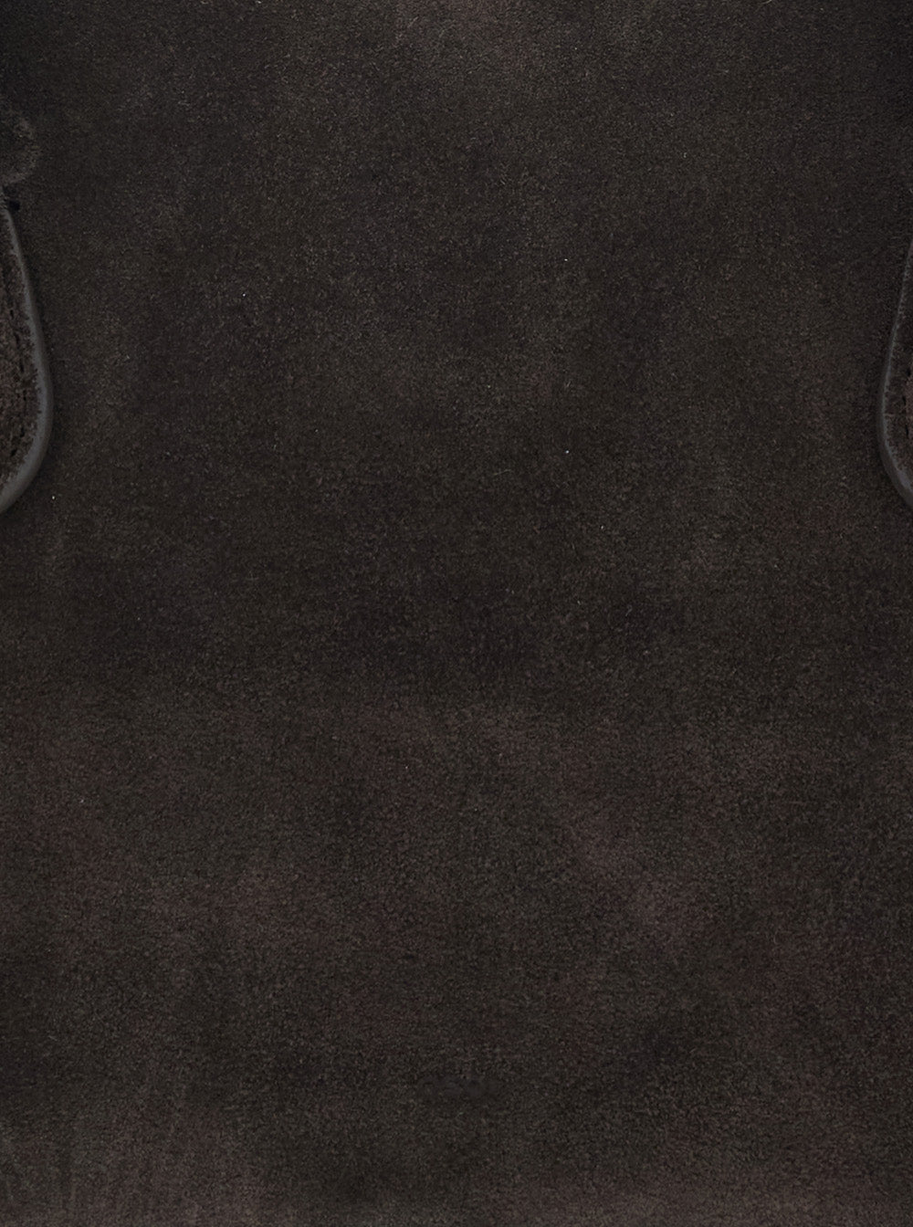 Shoulder Bag Boat Wide With Round Handles Brown Suede For Women Cow