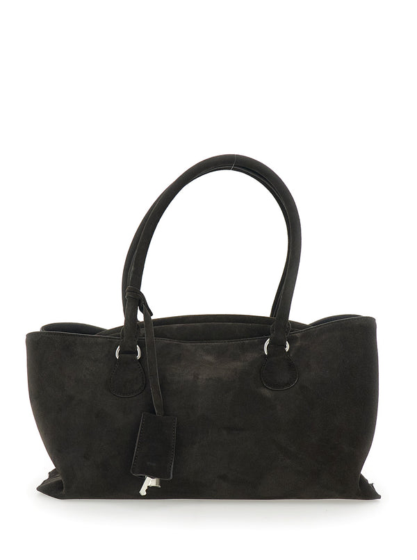 Shopper Shell Brot Brown Leather Cow Shoulder Bags