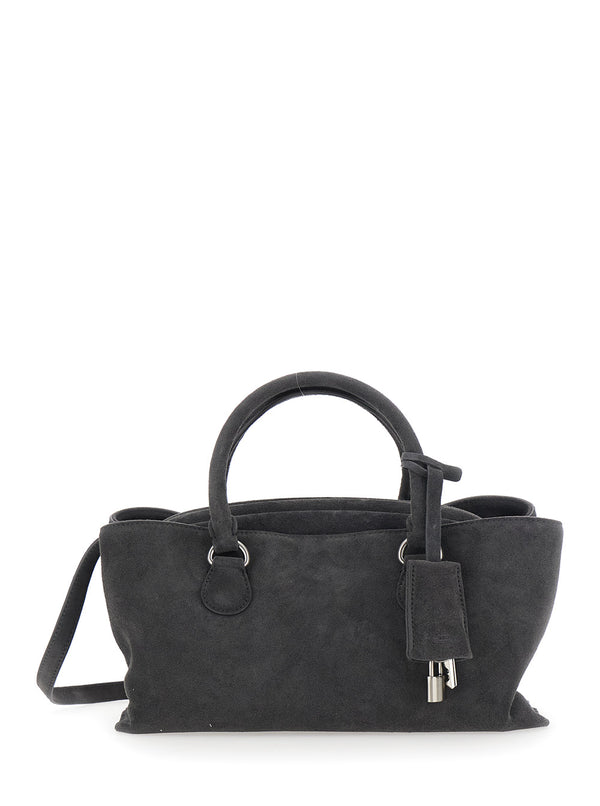 Shoulder Bag Shell Brot Mini Brown Leather Cow